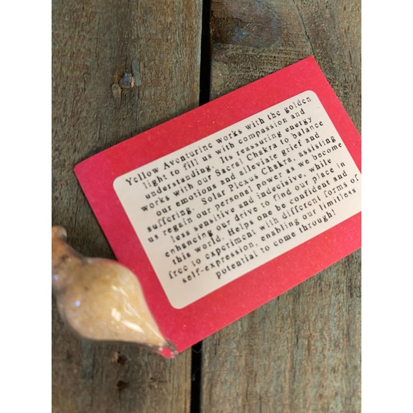 Yellow Aventurine sand on 20” bronze stainless steel necklace chain - Picture 2 of 2